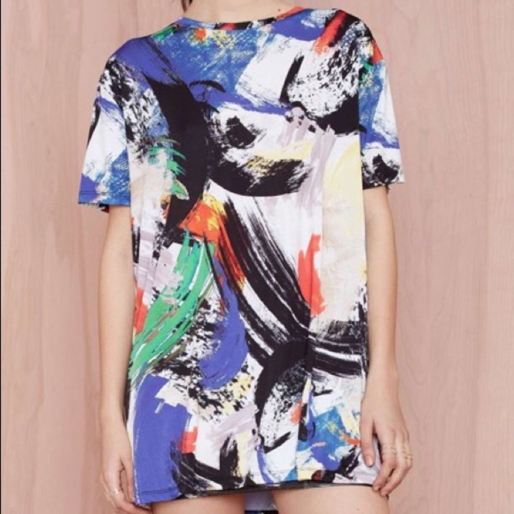 Atmosphere “Jackson Pollock” Dress from Nasty Gal